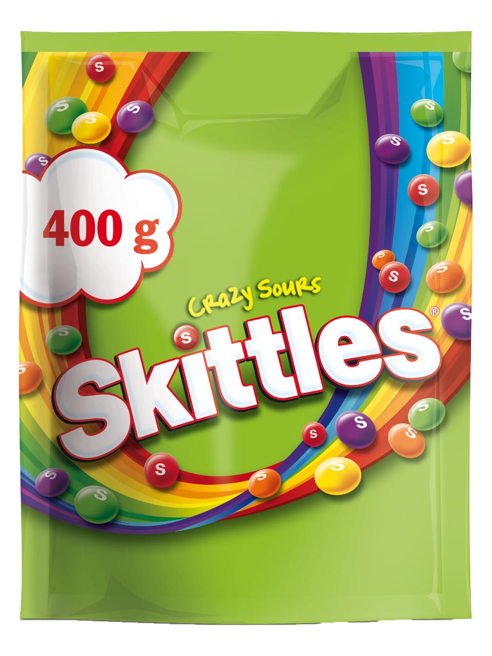 Skittles Crazy Sours pouch 400g null - onesize - 1