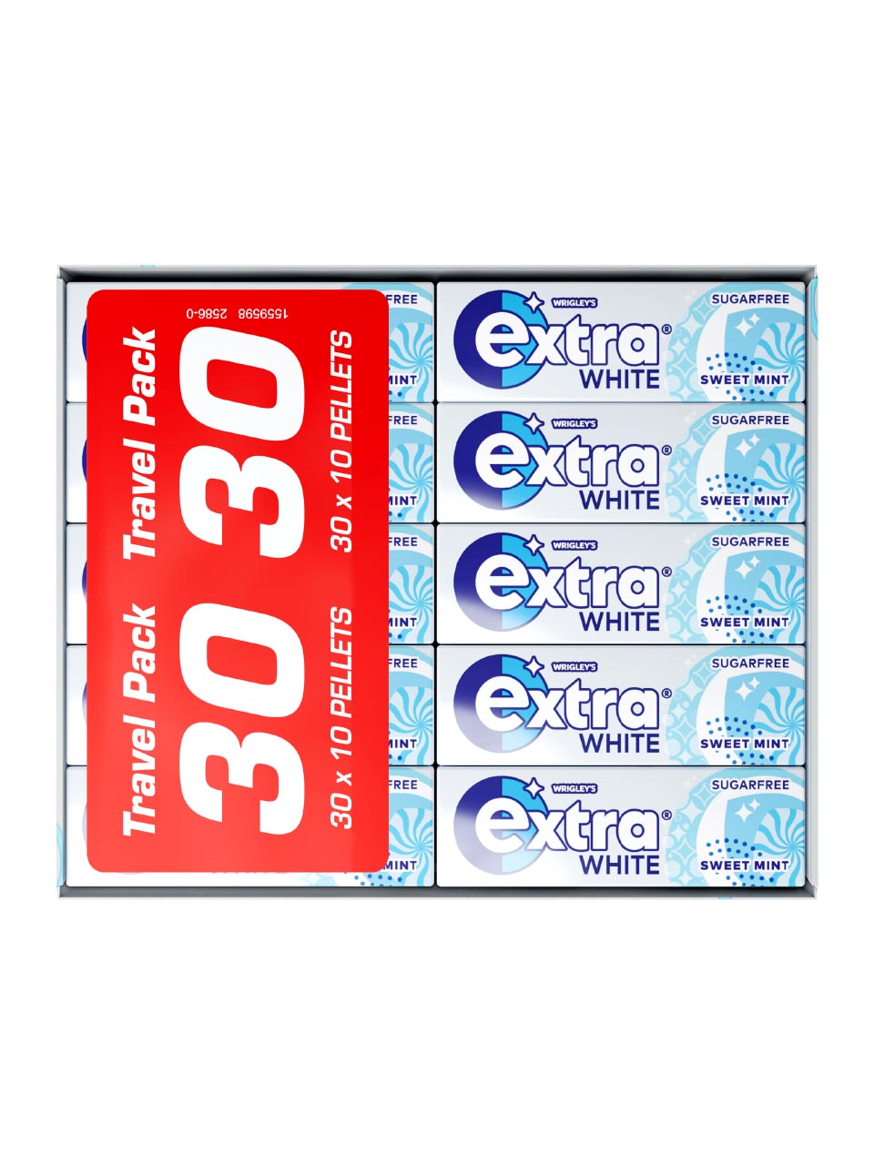 Wrigley's Extra White Sweet Mint multipack 30x10 pallets null - onesize - 1