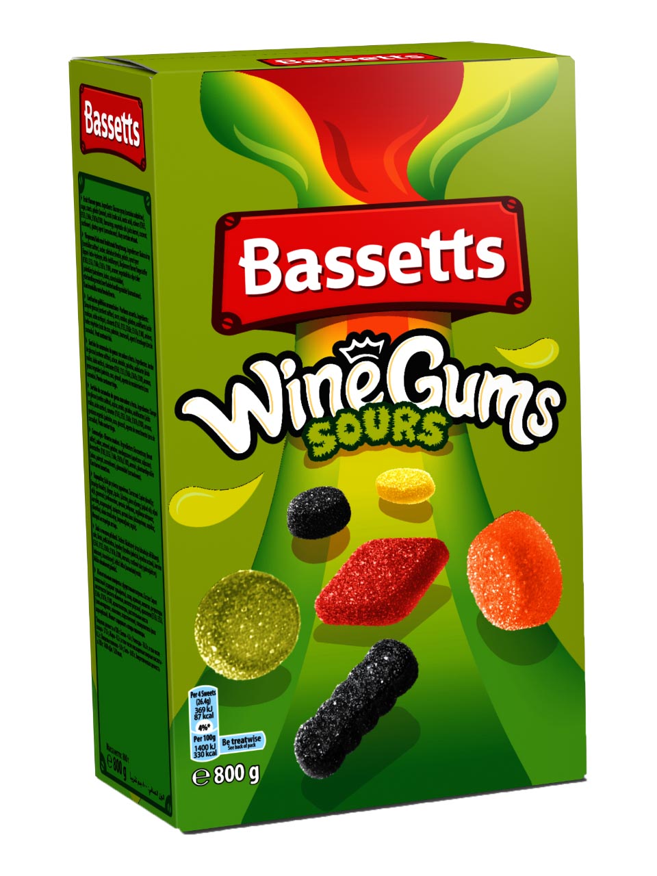 Bassett's Sour Winegums 800g null - onesize - 1