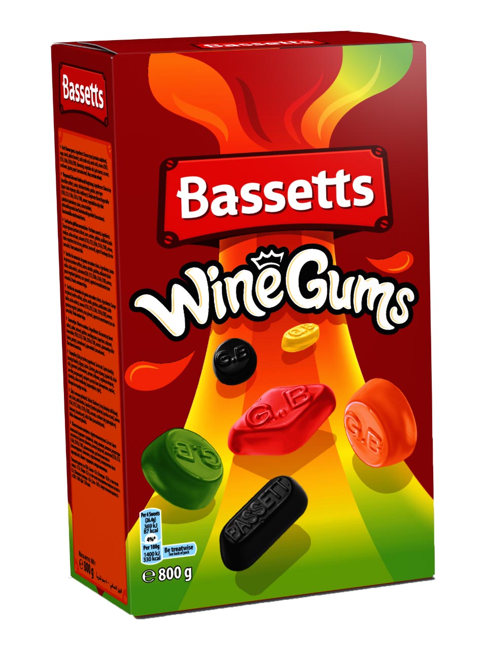 Bassett's Winegums 800g
Fruit-flavoured gums null - onesize - 1