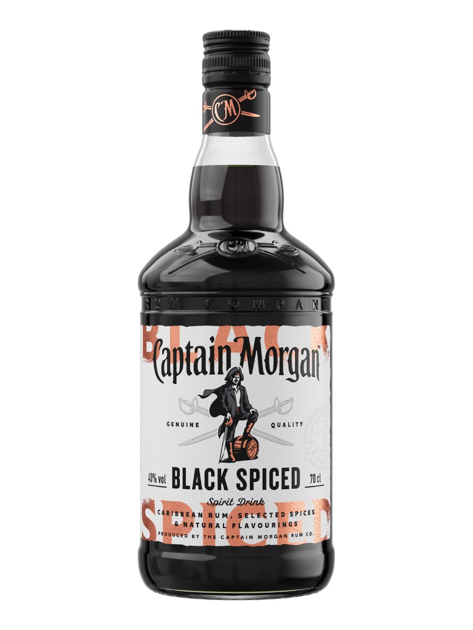 Captain Morgan Black Spiced 40% 1L null - onesize - 1