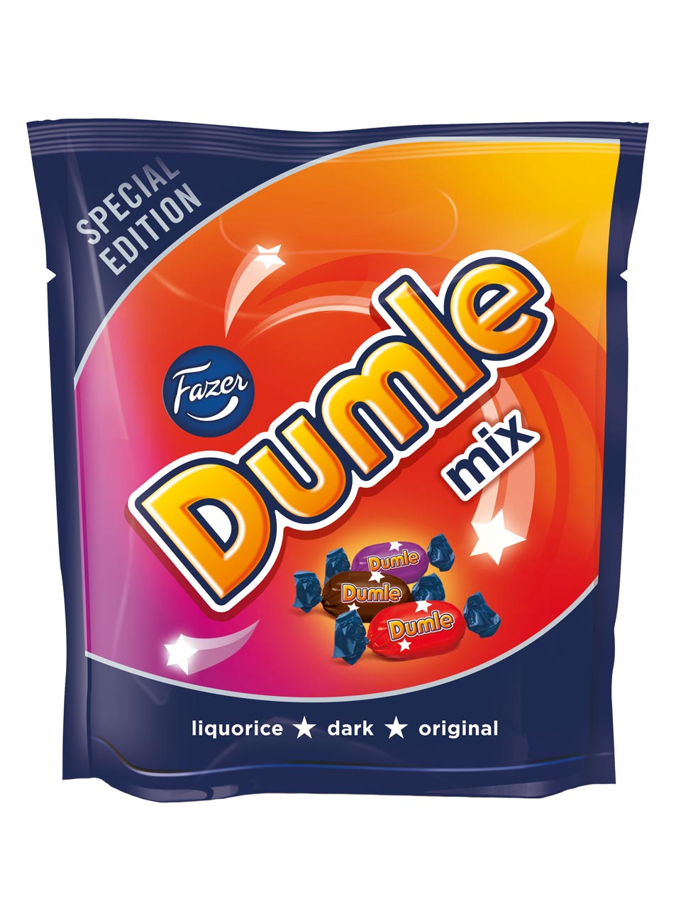 Mix Standing Bag with 3 different kinds of Dumle: original, dark, and liquorice null - onesize - 1