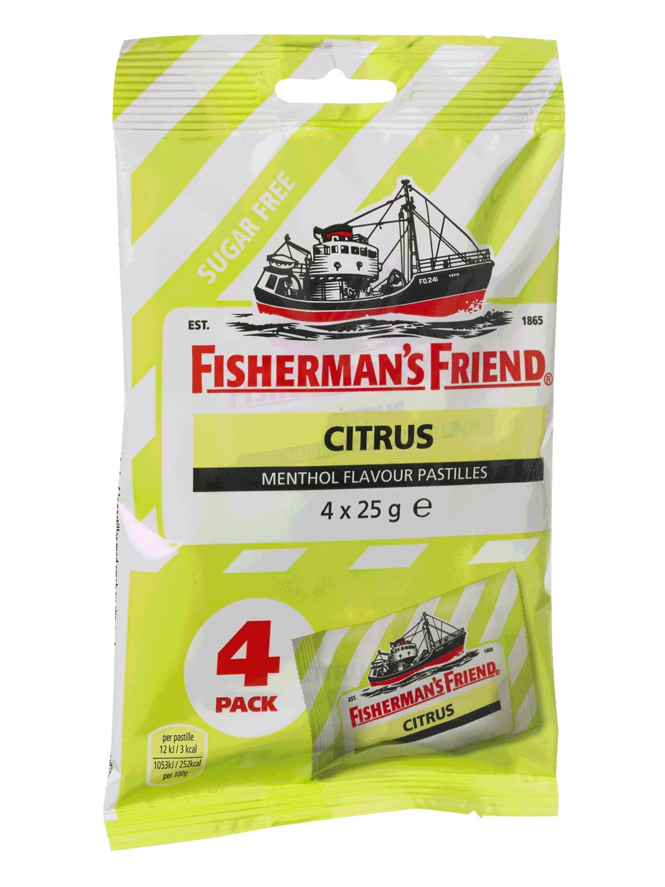 Fisherman's Friend Citrus 4 x 25 g null - onesize - 1