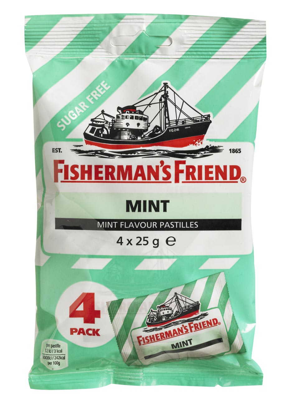 Fisherman's Friend Mint Stripe 4x25g null - onesize - 1