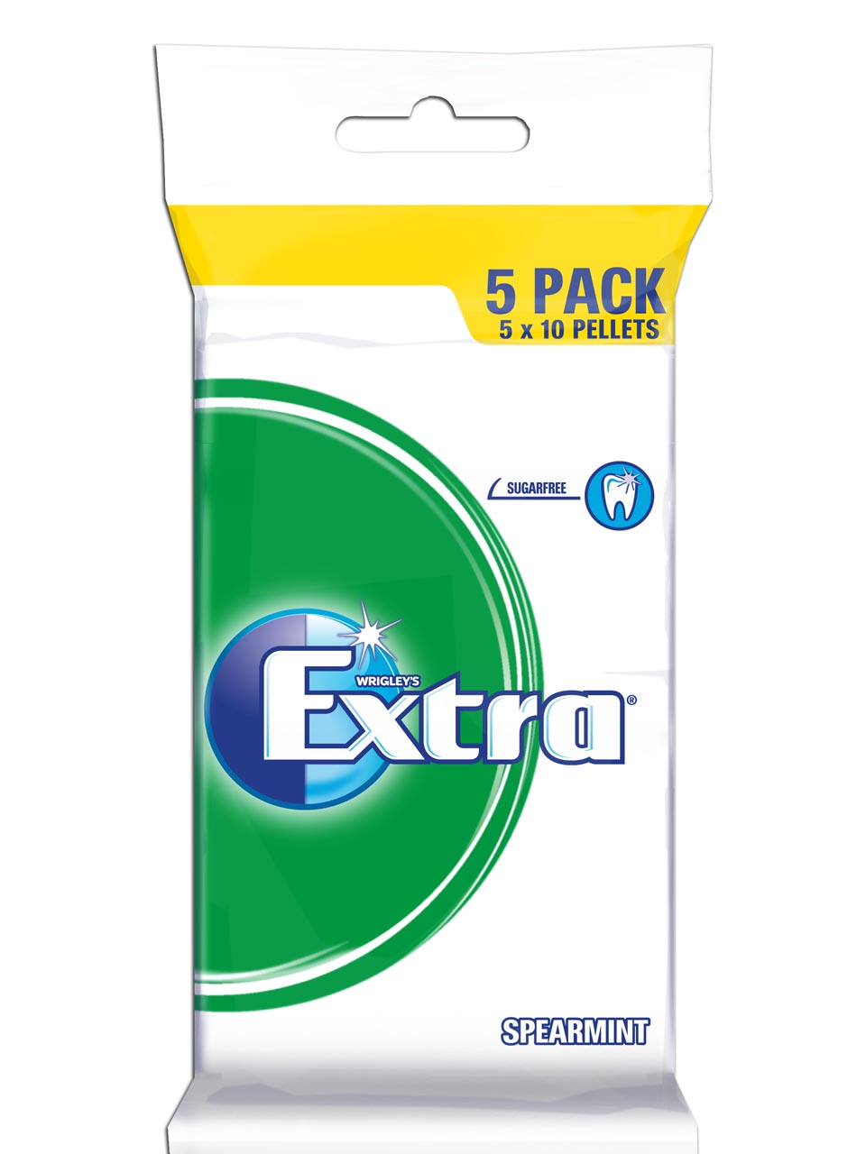 Wrigley's Extra Spearmint 5-pack 70g null - onesize - 1