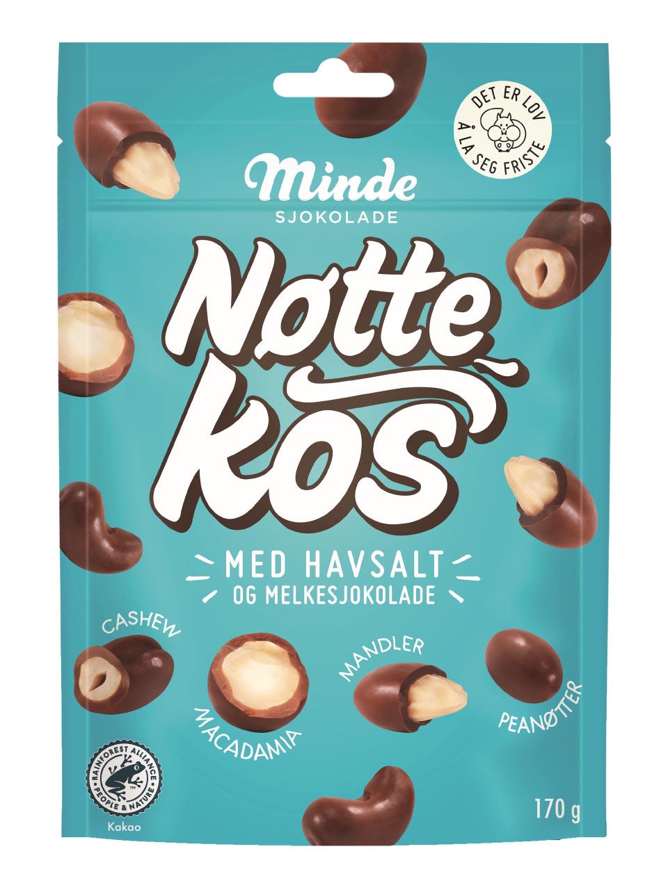 Minde Nøttekos chocolate covered nuts 170g null - onesize - 1