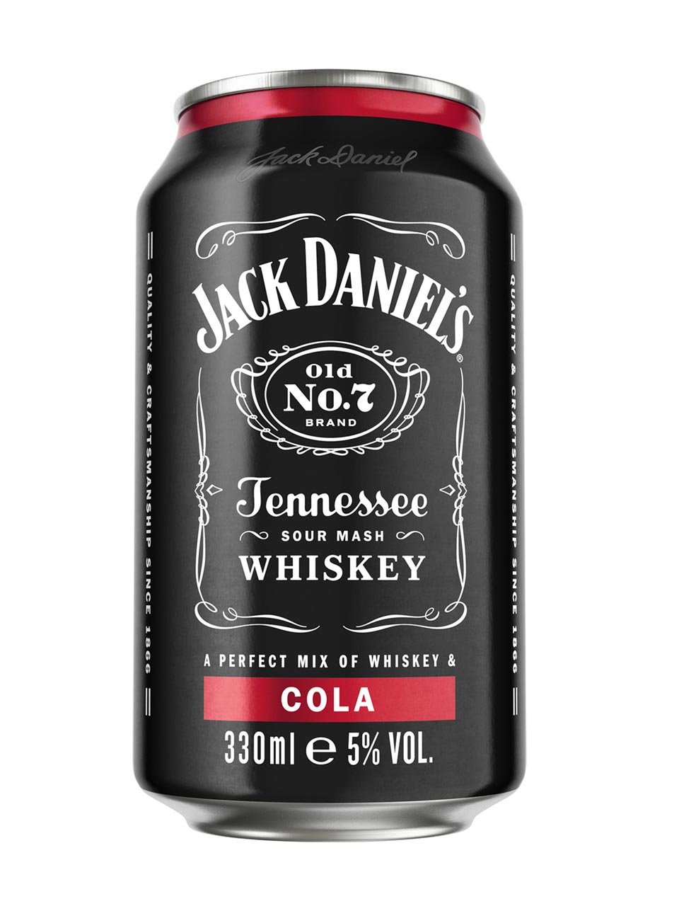 Jack Daniels & Cola 5% 33cl null - onesize - 1