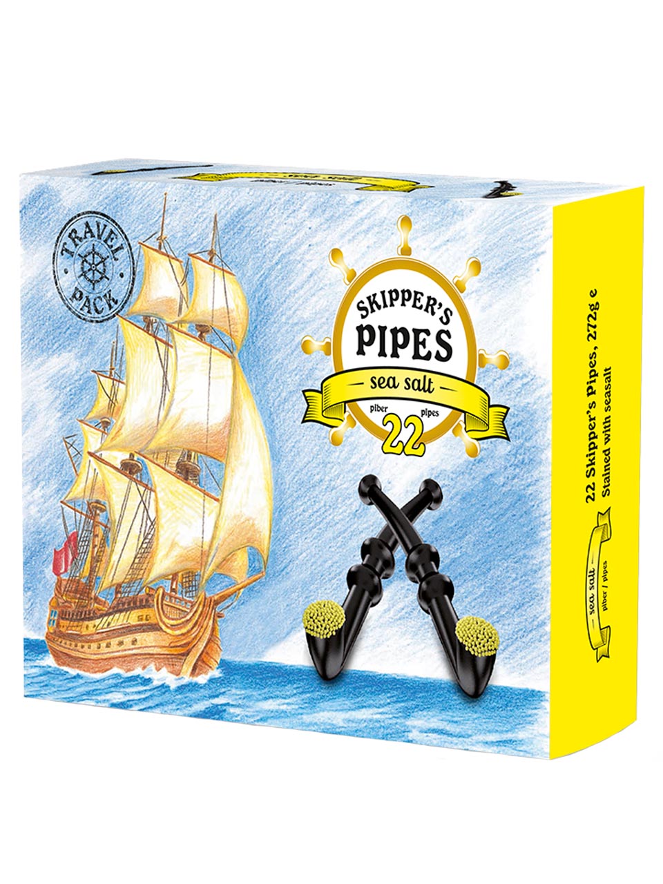 Skipper's Pipes Sea Salt 374g null - onesize - 1