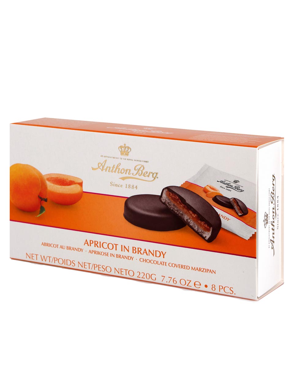 Anthon Berg Apricot in Brandy 220g null - onesize - 1
