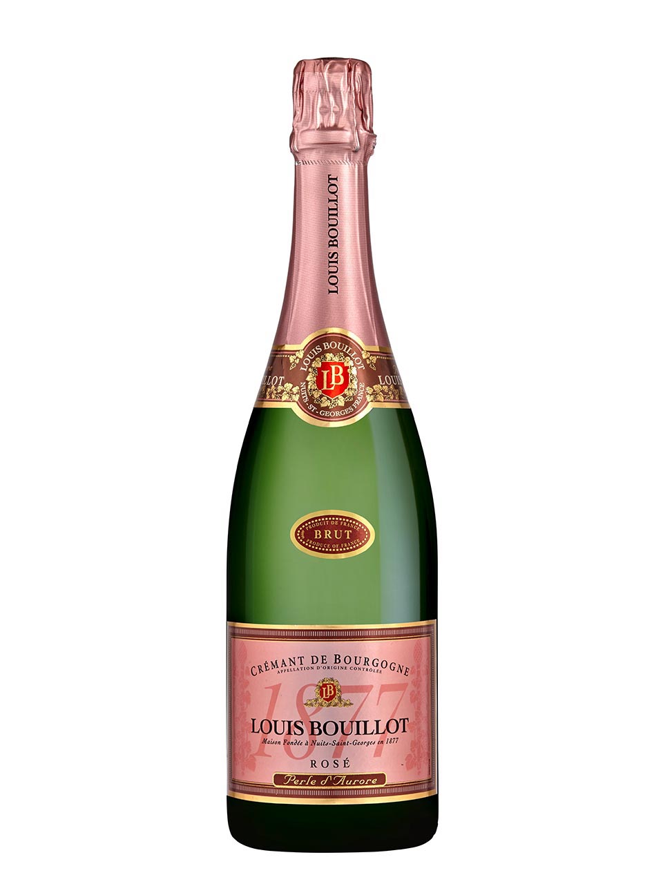 Louis Bouillot, Perle d‘Aurore, Crémant de Bourgogne, AOC, brut, rosé 0.75L null - onesize - 1
