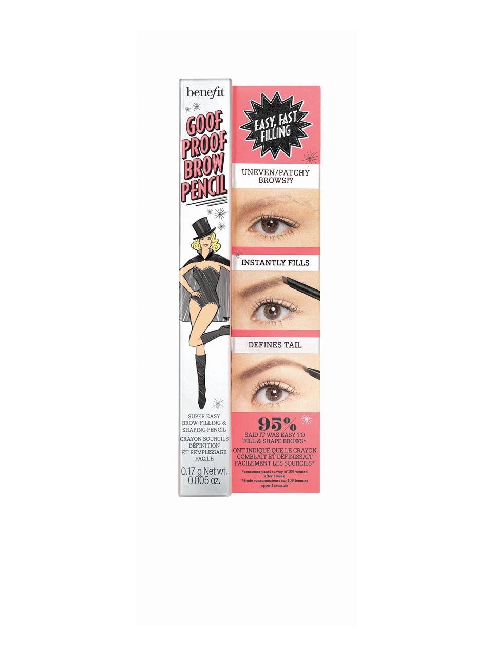 Benefit Mini Goof Proof Eyeprow Pencil Medium null - onesize - 1