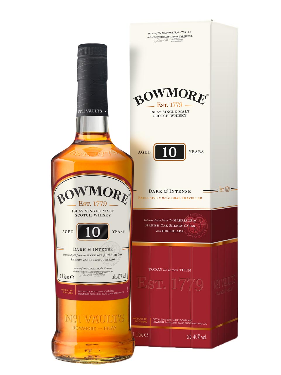 Bowmore 10y 40% 1L GP null - onesize - 1