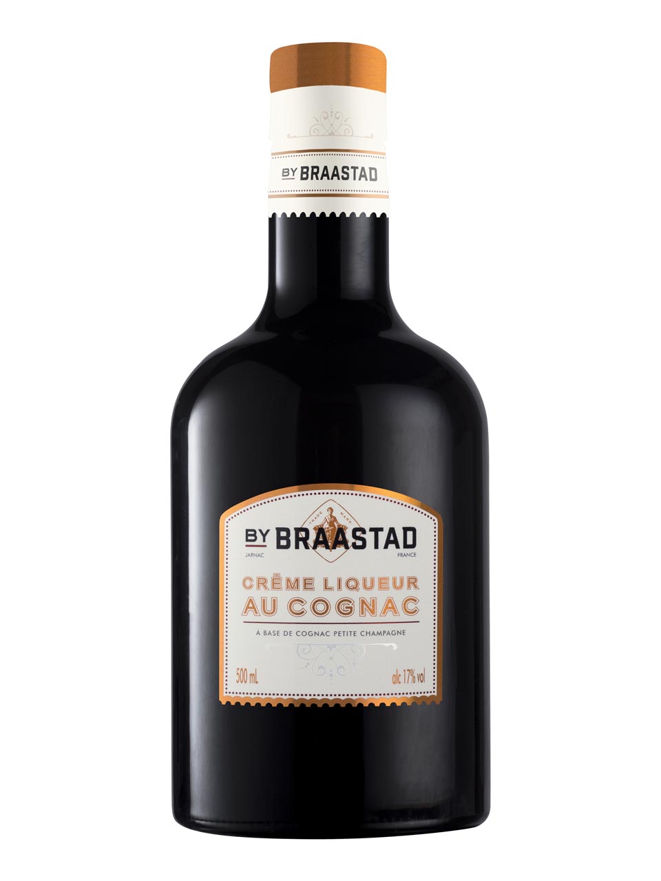 Braastad Creme Liqueur au Cognac 17% 0.5L, PET null - onesize - 1