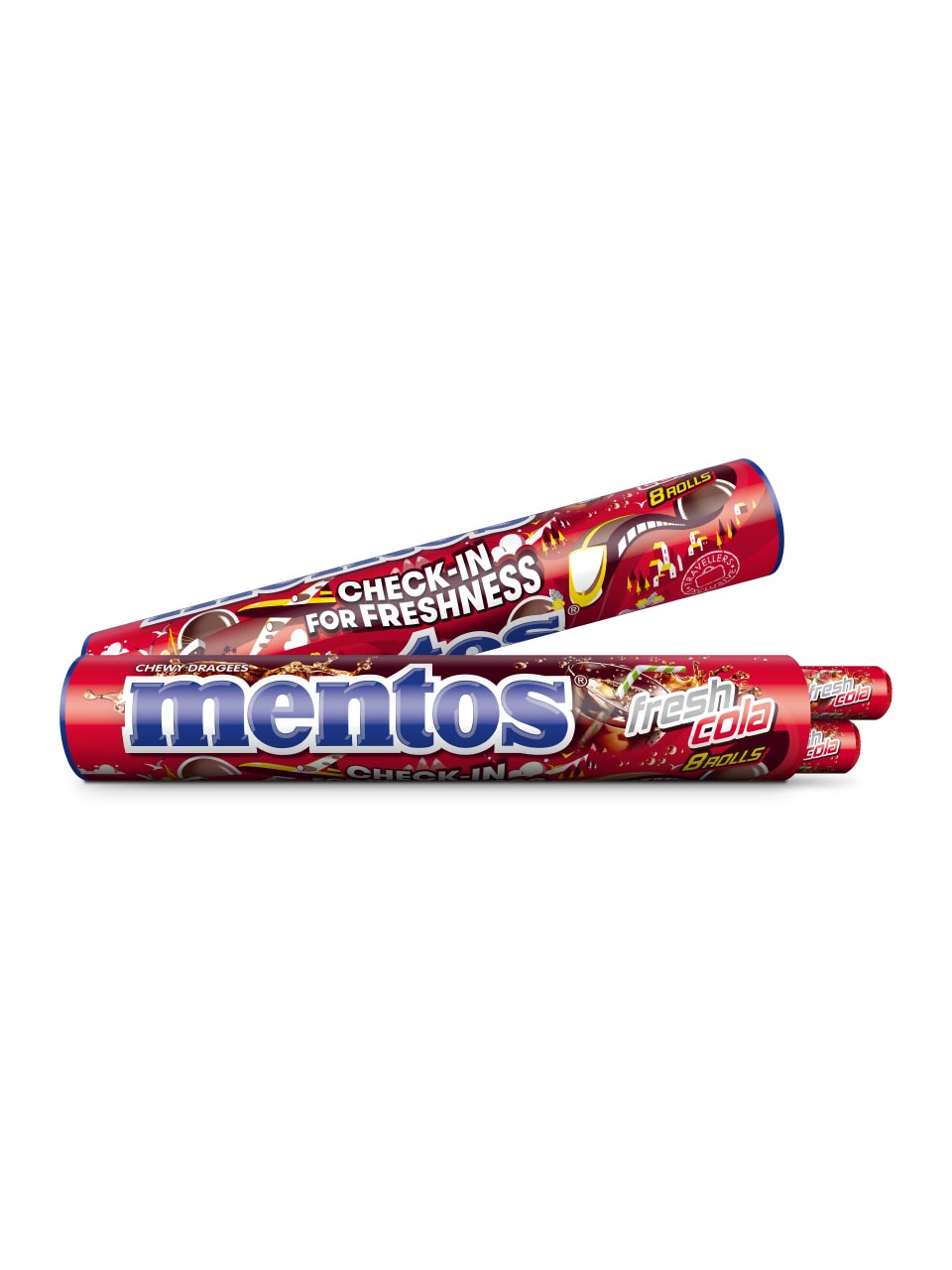 Mentos Jumboroll Cola 296g (8x37g) null - onesize - 1