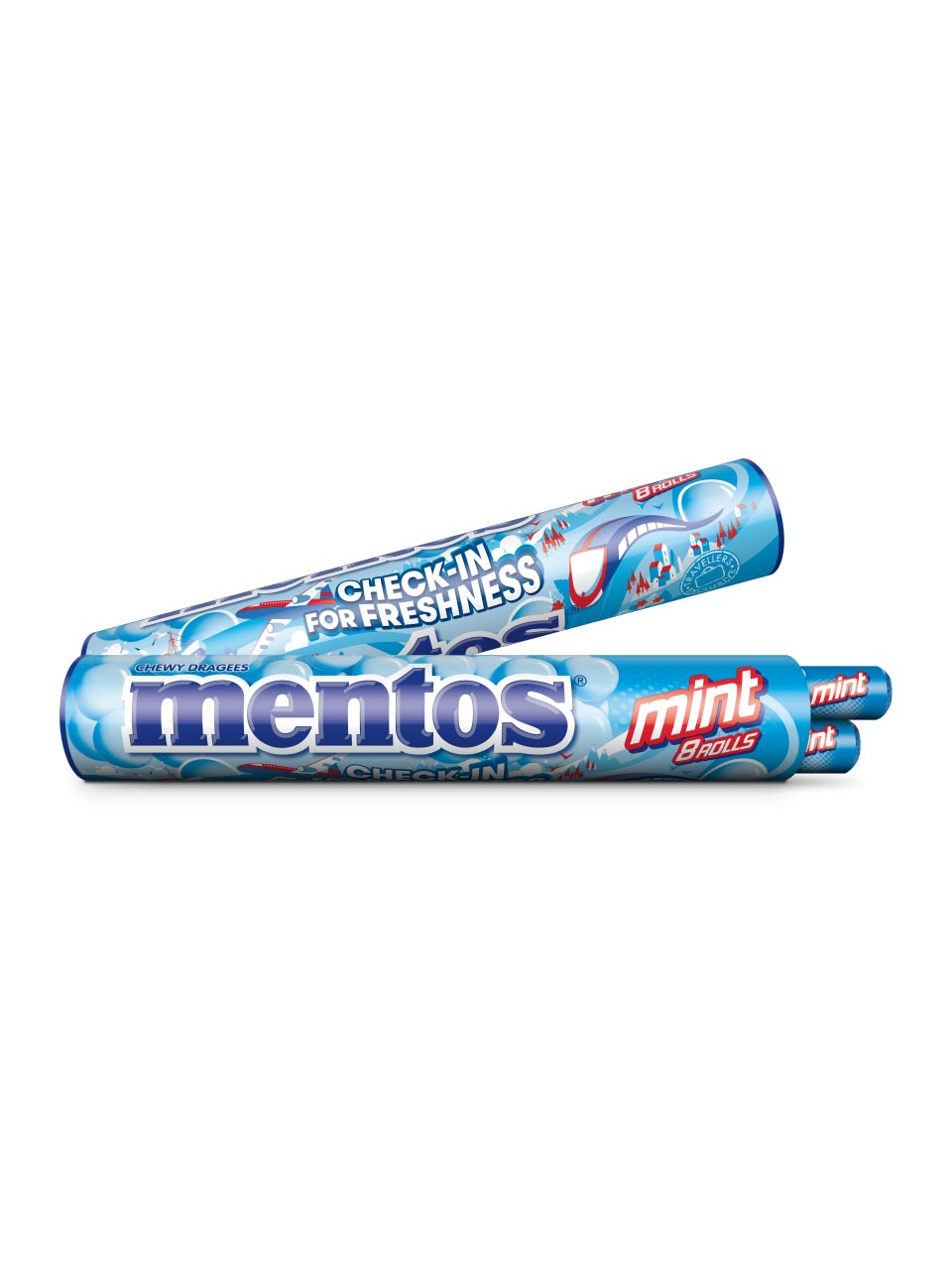 Mentos Jumboroll Mint 296g (8x37g ) null - onesize - 1