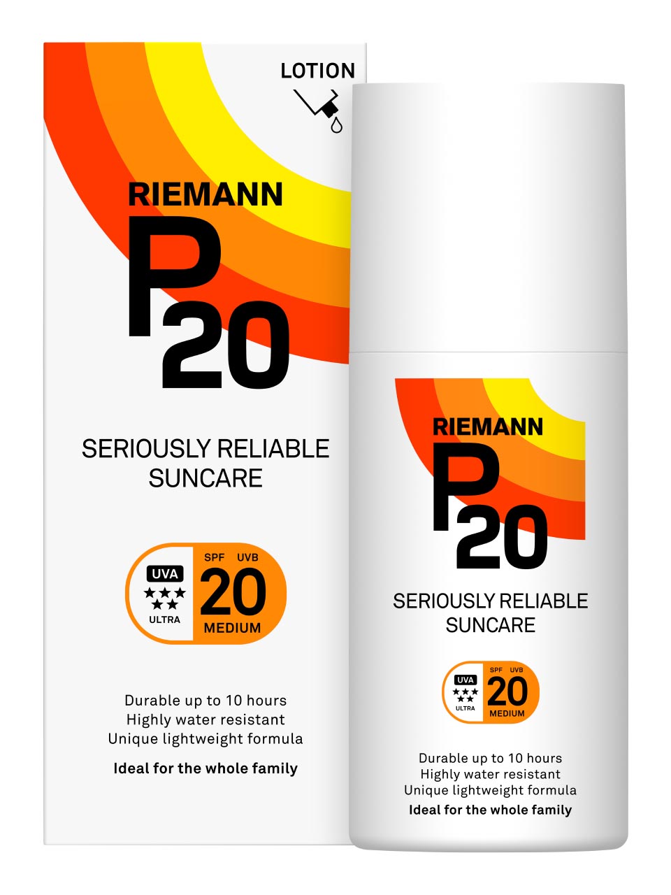 P20 SPF20 Lotion 10 Hours Sun protection, very water resistant 200 ml null - onesize - 1
