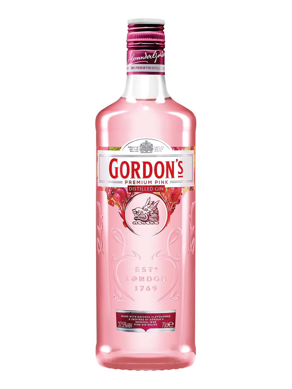 Gordon's Premium Pink Gin 37.5% 1L null - onesize - 1