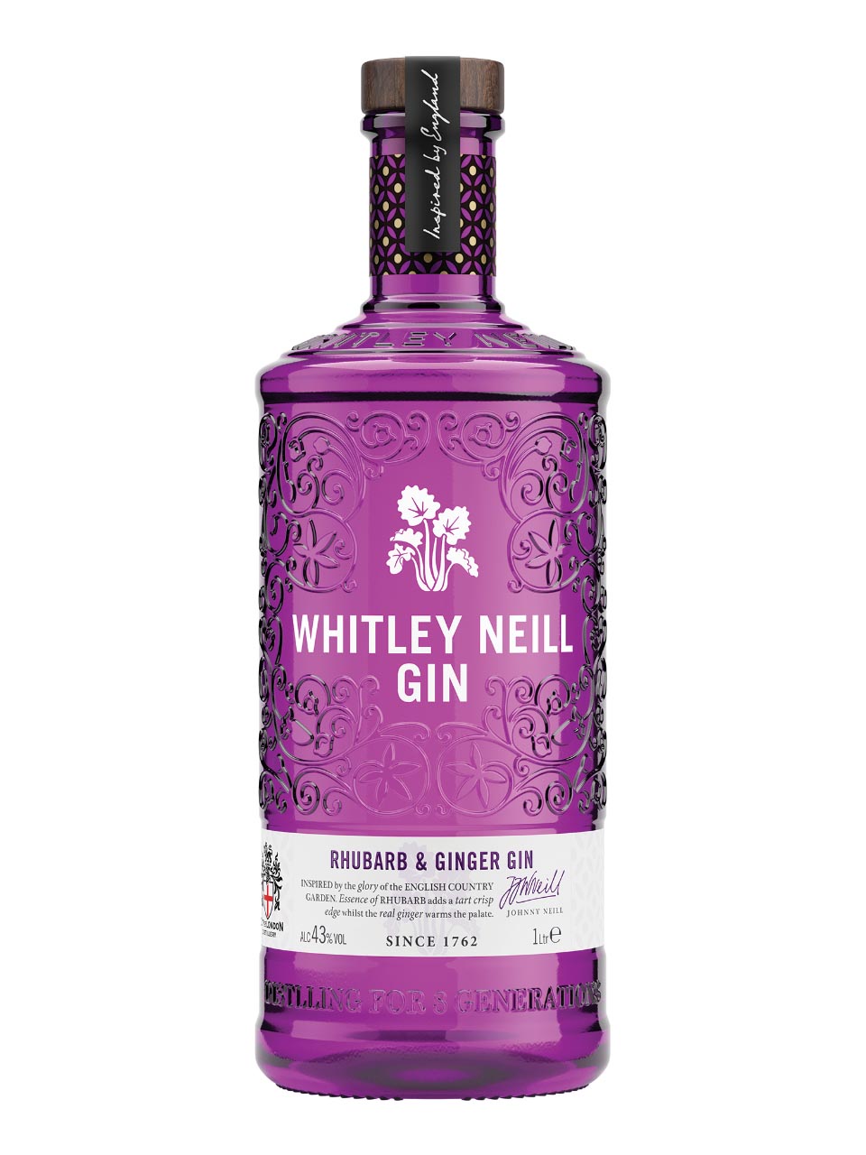 Whitley Neill R&G Gin 43% 1L null - onesize - 1