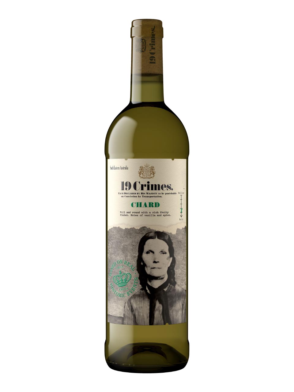 19 Crimes, Chardonnay, South Eastern Australia, semi-dry, white 0.75L null - onesize - 1