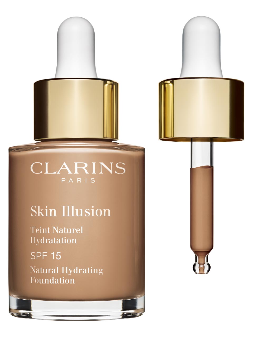 Clarins Skin Illusion Fluid Foundation N° 112 Amber 30 ml null - onesize - 1