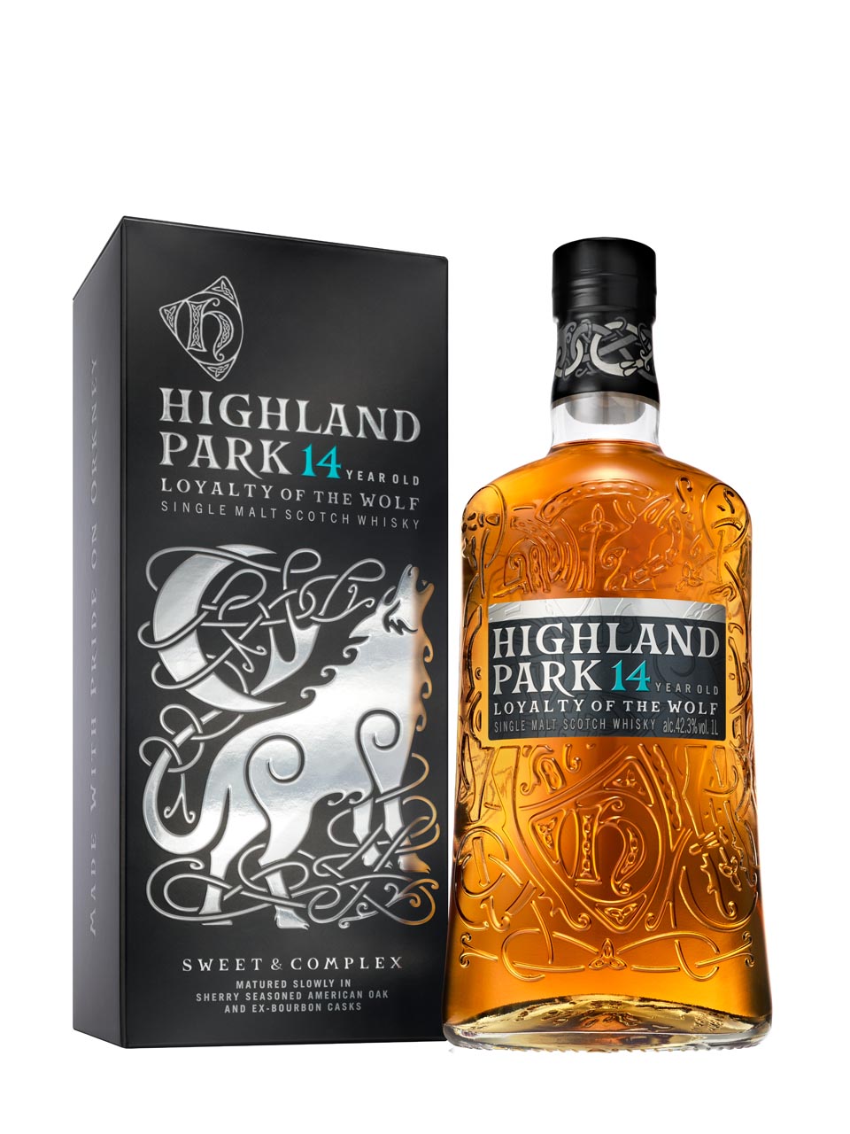 Highland Park 14y Wolf Island Single Malt Scotch Whisky 42.3% 1L gift pack null - onesize - 1