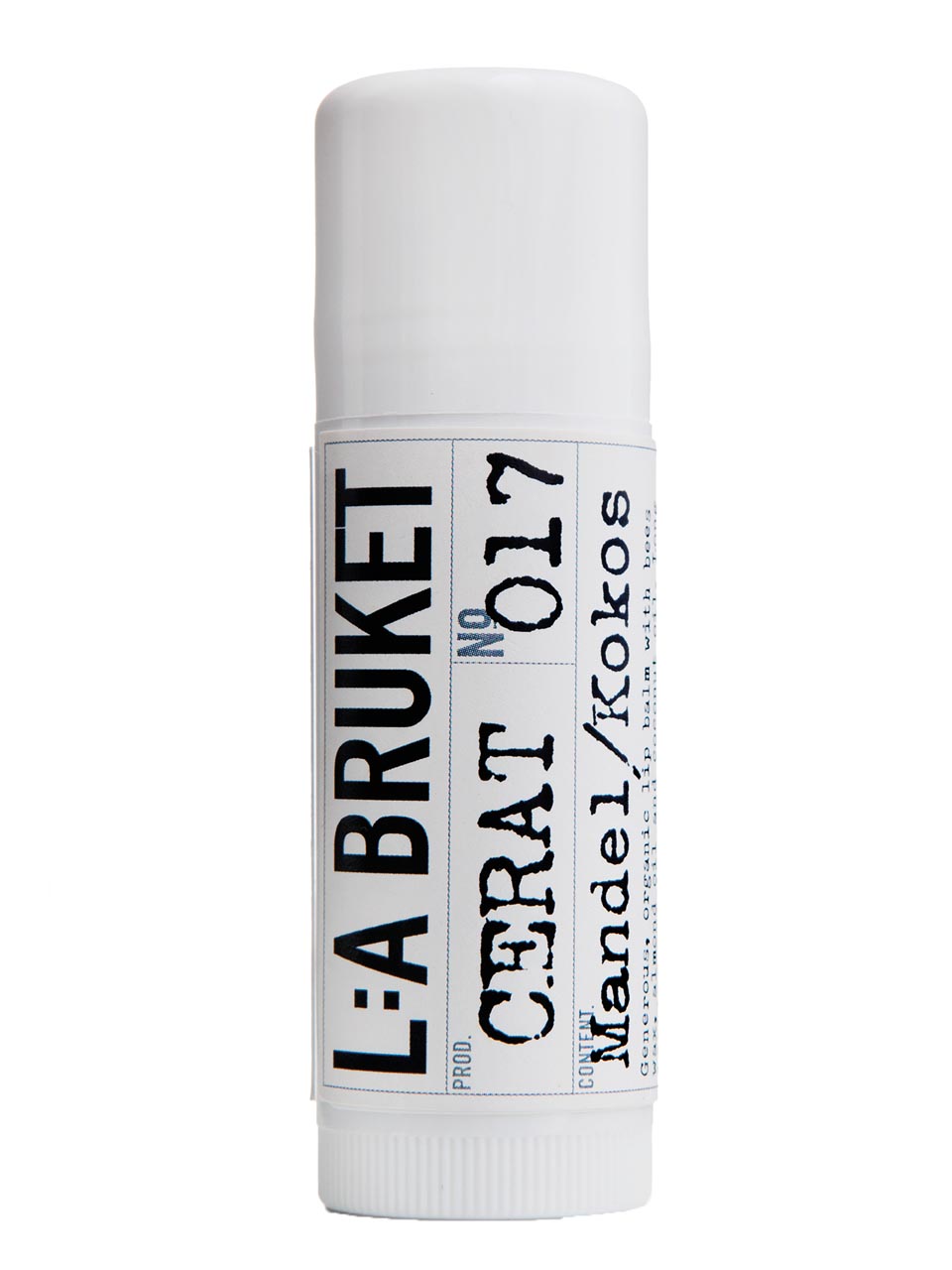 L:A BRUKET 017 Lip Balm Mandel/Kokos Cosmos Natural certified 14 g null - onesize - 1