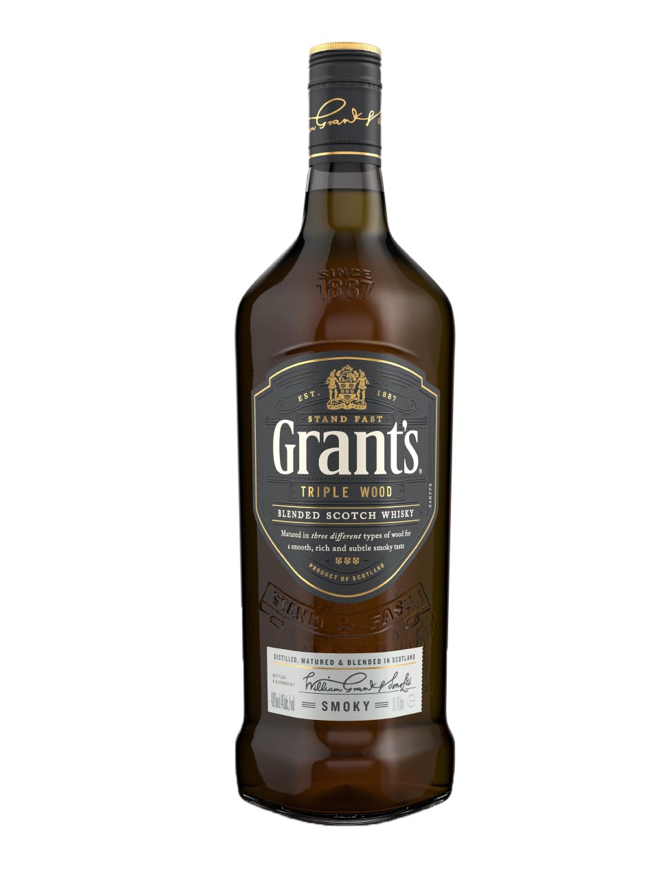 Grant's Trip Wood Smoky 40% 1L null - onesize - 1