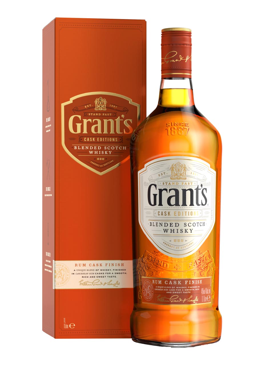 Grant's Rum Cask Fin.40% 1L GP null - onesize - 1