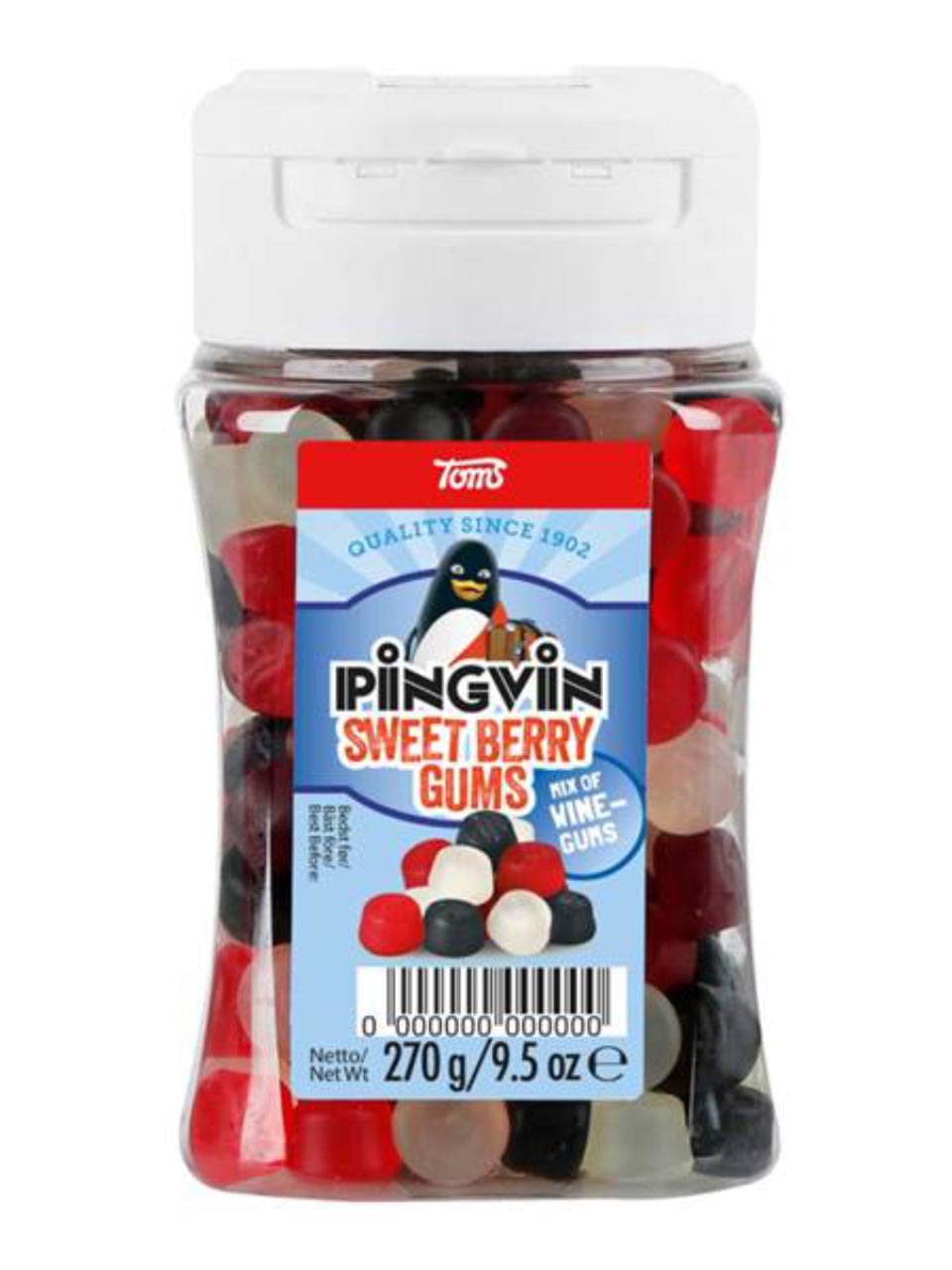 Pingvin Sweet Berry Winegums 270g null - onesize - 1