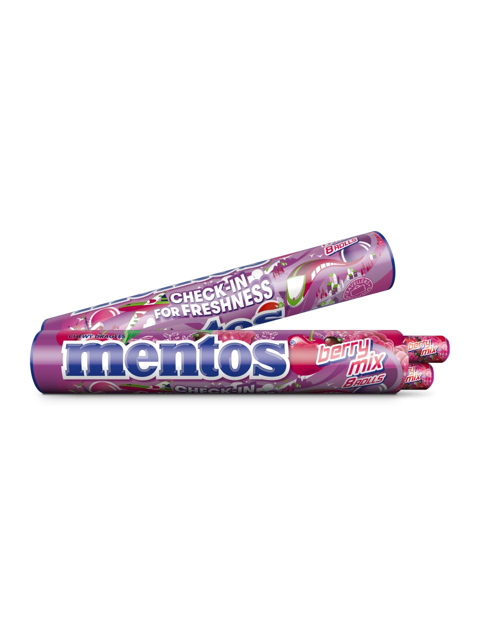 Mentos Jumboroll Berry 296g null - onesize - 1