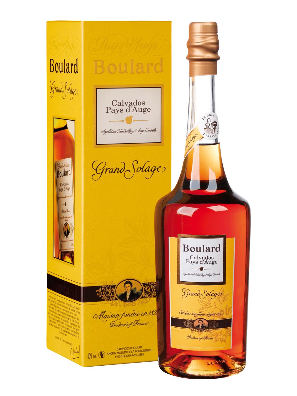 Boulard Calvados Grand Solage 40% 1L null - onesize - 1
