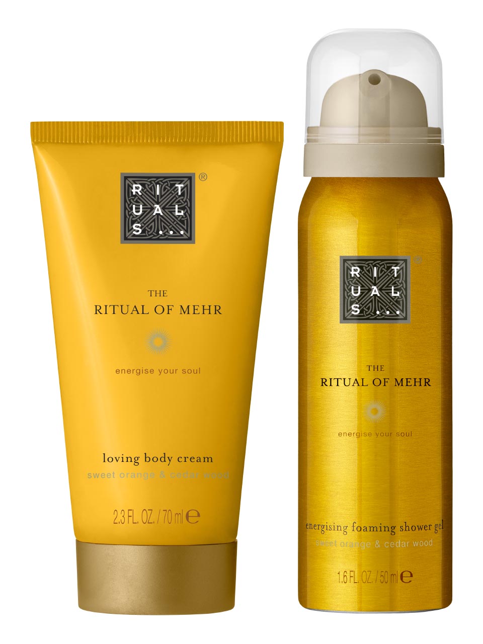 Rituals Cosmetics Mehr Body Care Set/ Foaming Shower Gel 50 ml + Body Cream 70 ml.SET null - onesize - 1