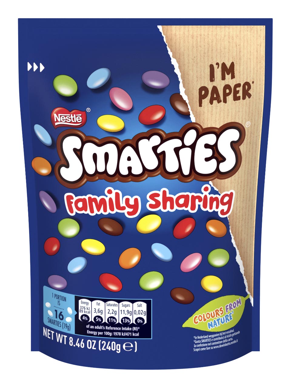 Smarties family sharing 240g null - onesize - 1