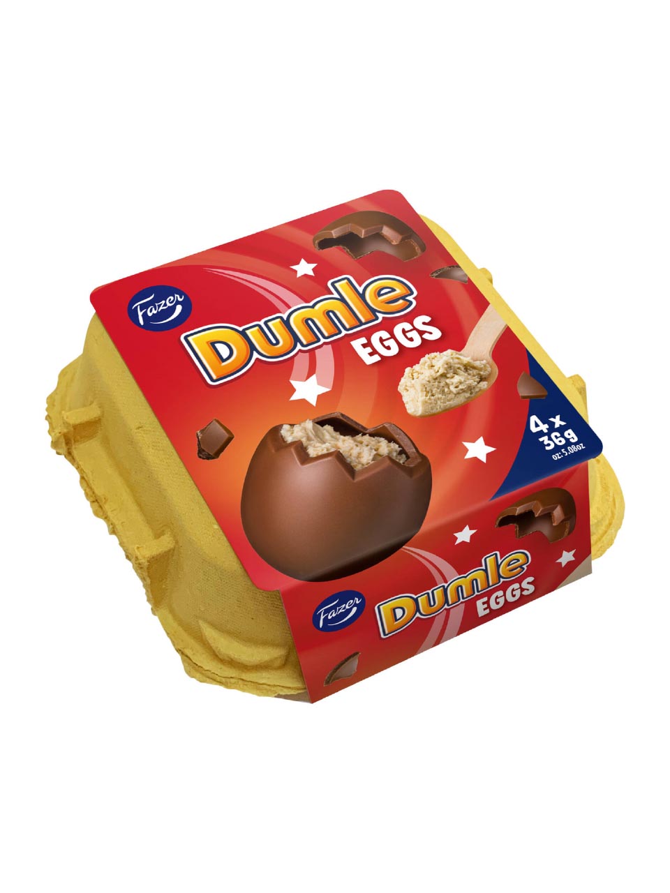 Dumle Mousse Egg 4-Pack 144g null - onesize - 1