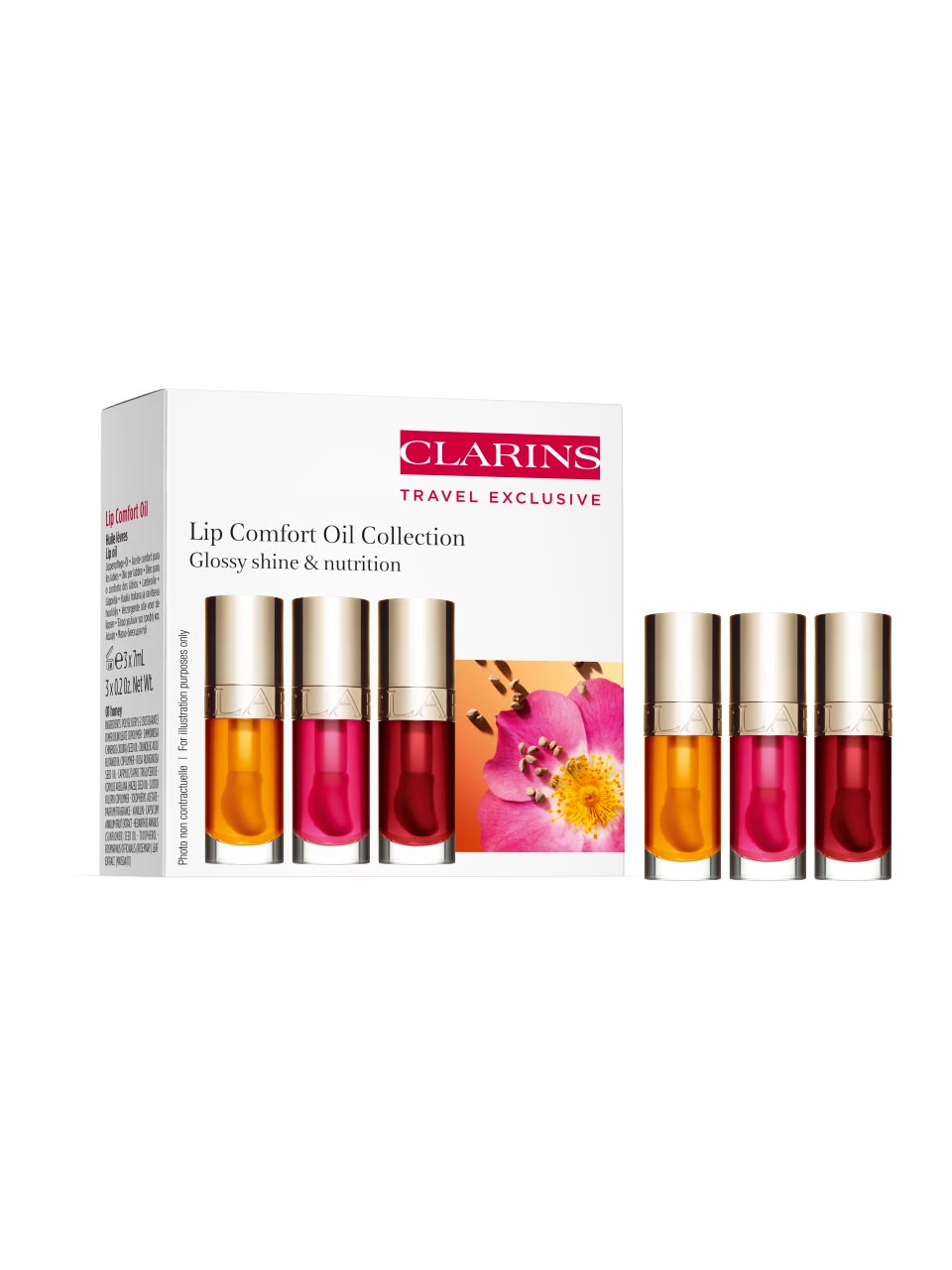 Clarins Lip Comfort Oil Lip Gloss Trio null - onesize - 1