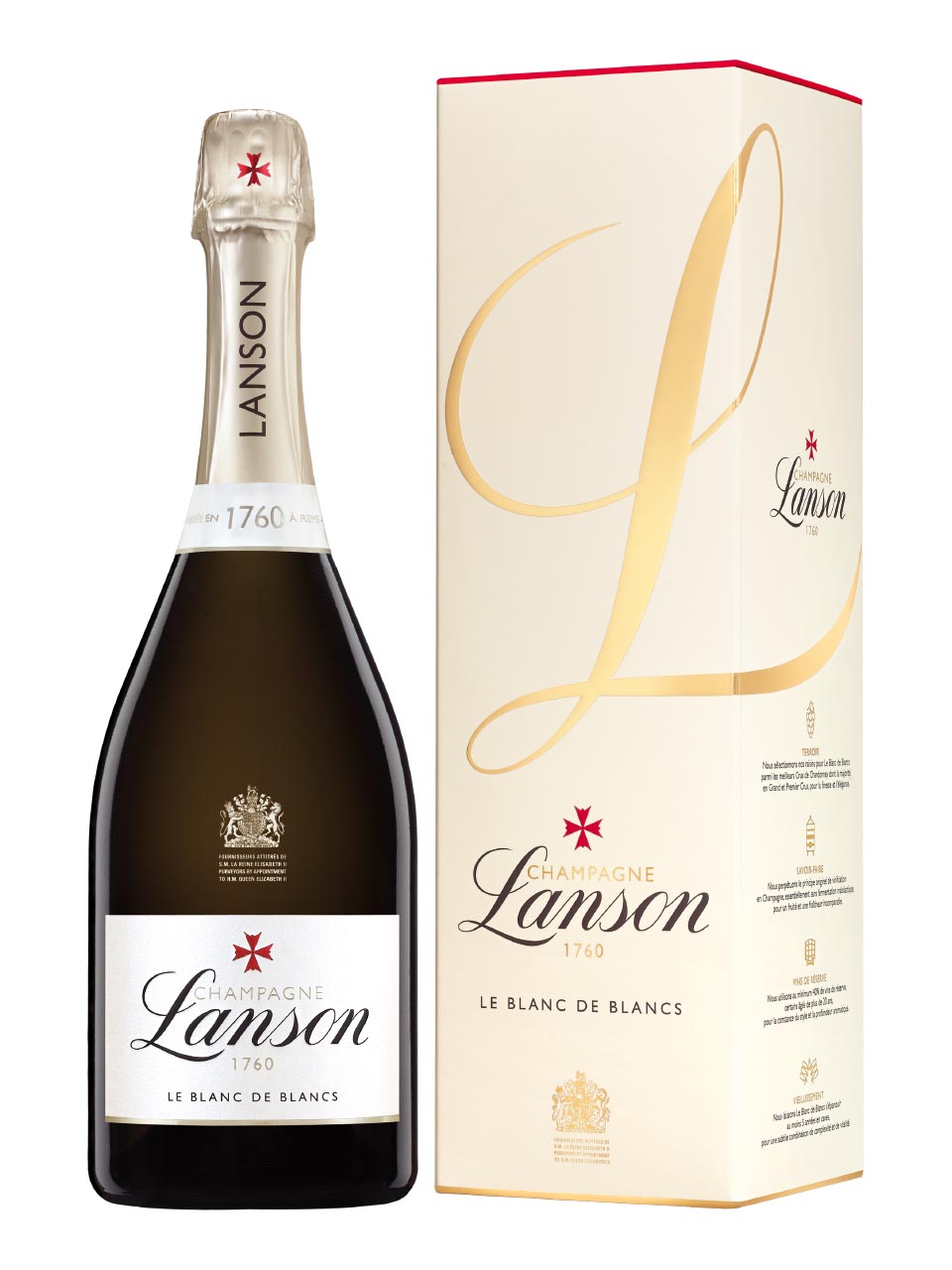 Lanson, Le Blanc de Blancs, Champagne, AOC, brut, white (gift box) 0.75L null - onesize - 1