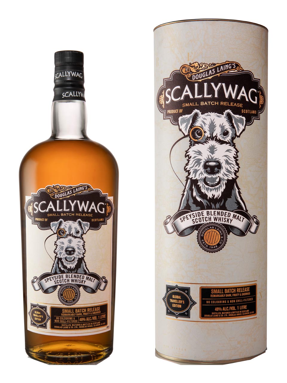 Douglas Laing Scallywag Speyside Blended Malt Scotch Whisky 48% 1L gift pack null - onesize - 1