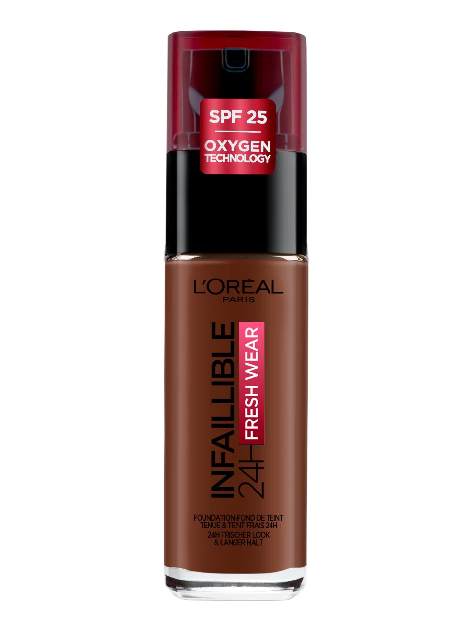 L'Oréal Paris Oa Infaillible Liquid Fresh Wear Foundation Nr. 390 Ebony 30 ml null - onesize - 1