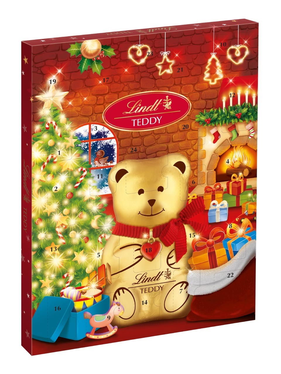 Lindt TEDDY Advent Calendar 170g null - onesize - 1