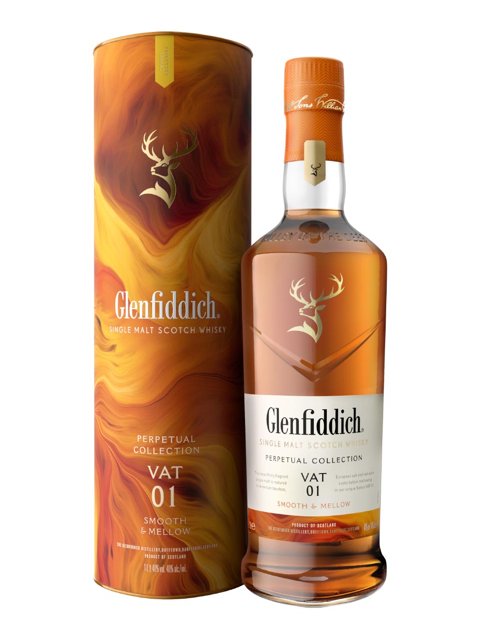 Glenfiddich Perpetual Collection Vat 1 Single Malt Scotch Whisky 40% 1L gift pack null - onesize - 1