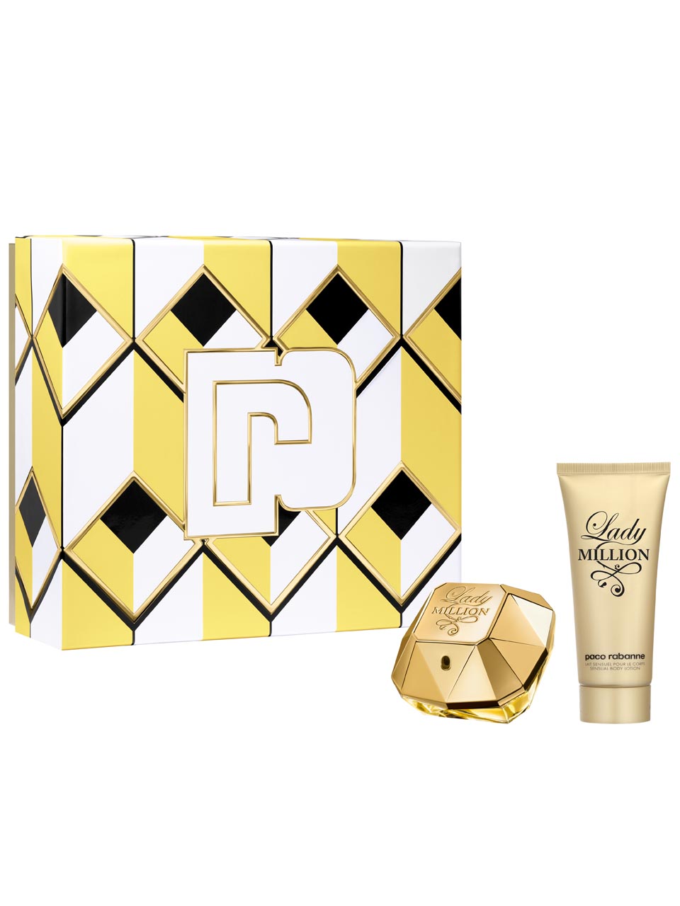 Paco Rabanne Lady Million Set/EdP 80 ml + B Lotion 100 ml null - onesize - 1