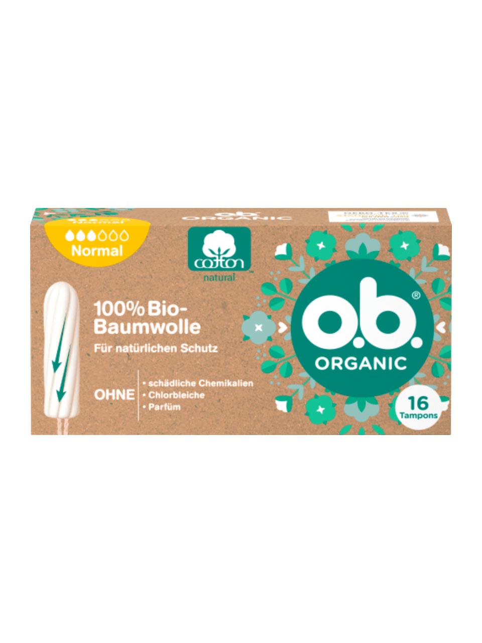 O.B. Bio Tampon normal 16 pcs. null - onesize - 1