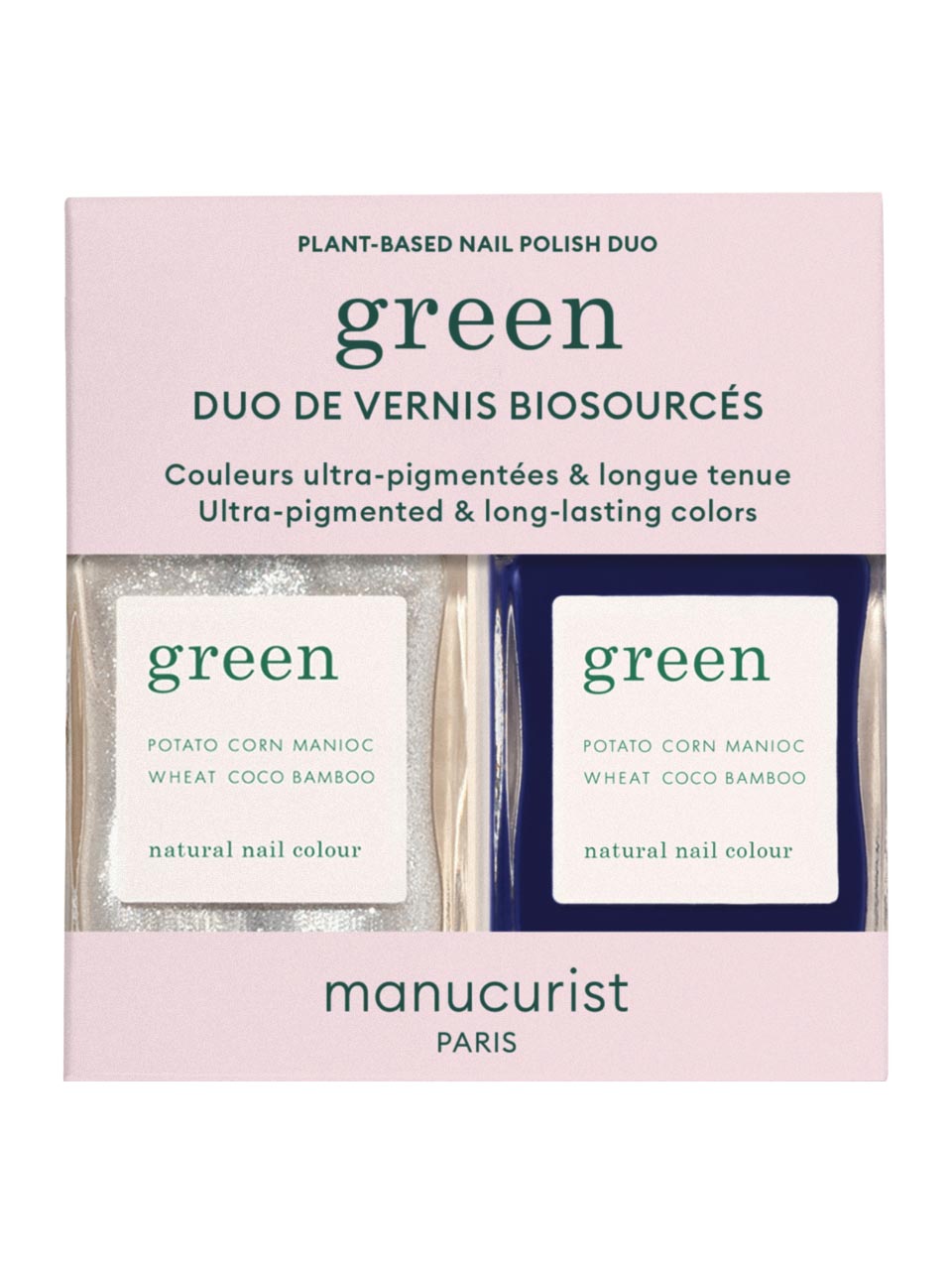manucurist Green Nail Polish Set/Gold 15 ml + Pomegranate 15 ml null - onesize - 1