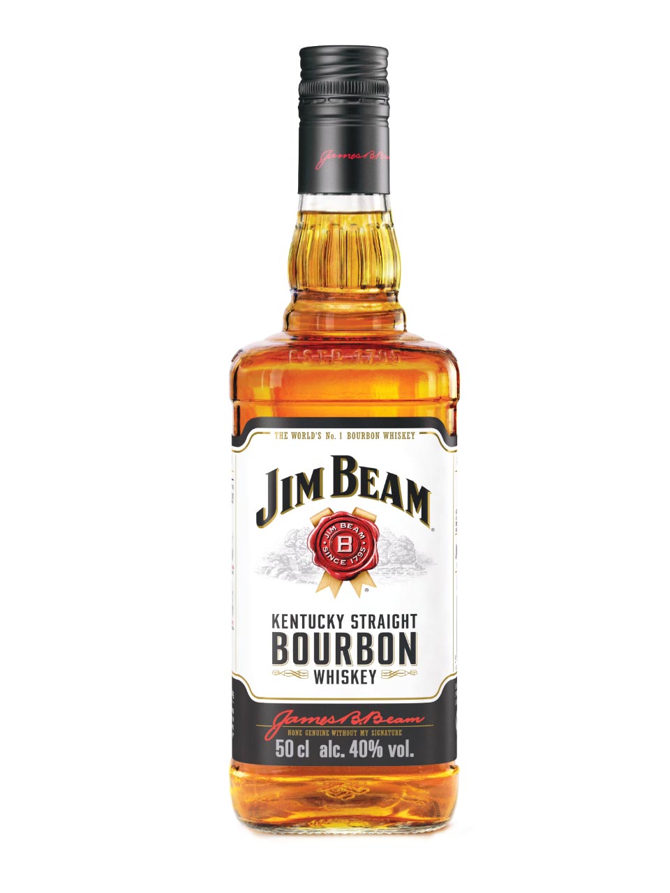 Jim Beam White Kentucky Straight Bourbon Whiskey 40% 0.5L null - onesize - 1