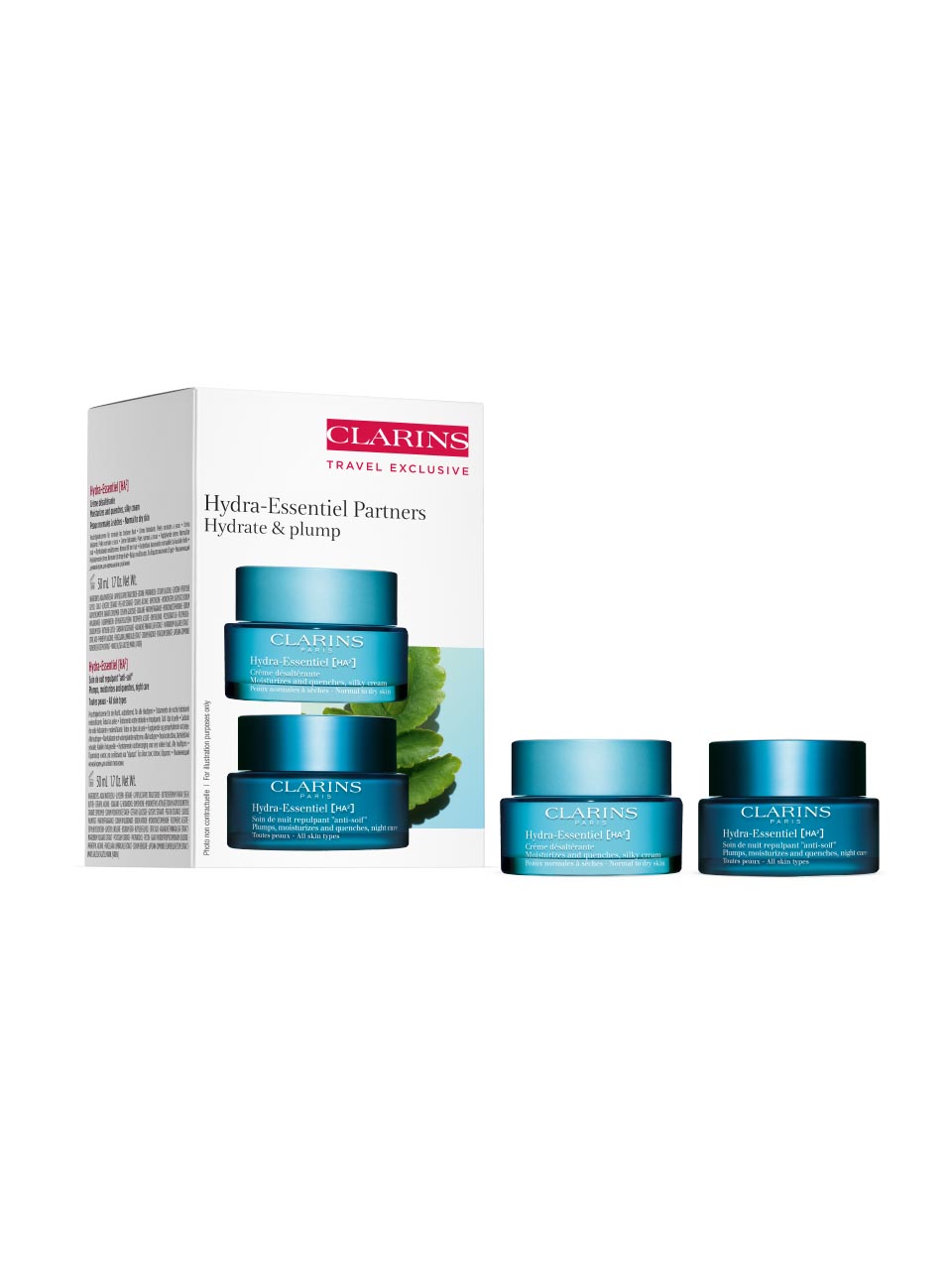 Clarins Travel Sets Hydra Essentiel Set/Day + Night Cream null - onesize - 1