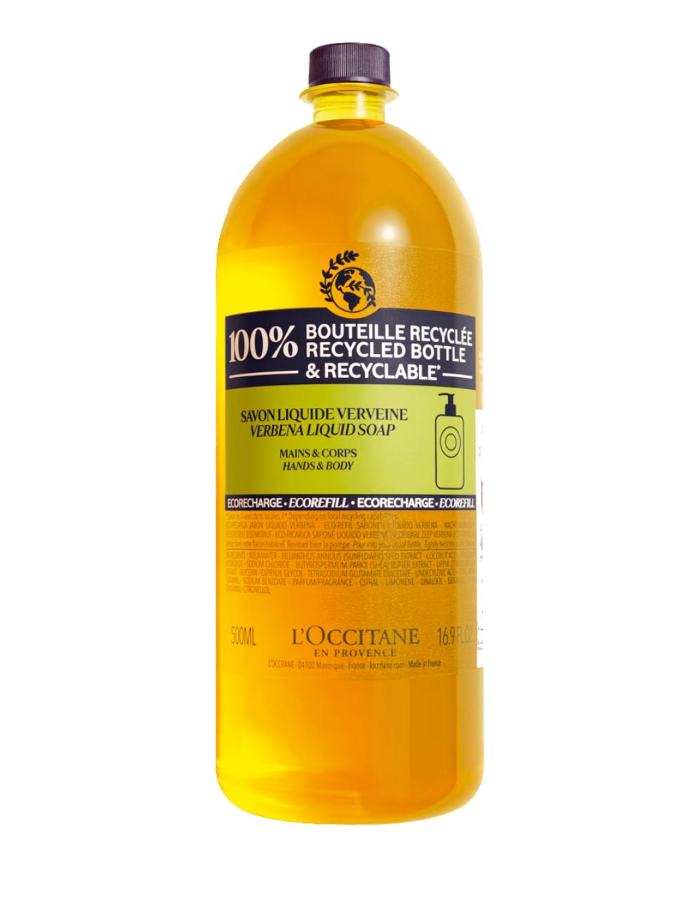 L'Occitane en Provence Shea Butter Verbena Liquid Soap Eco Refill 500 ml null - onesize - 1