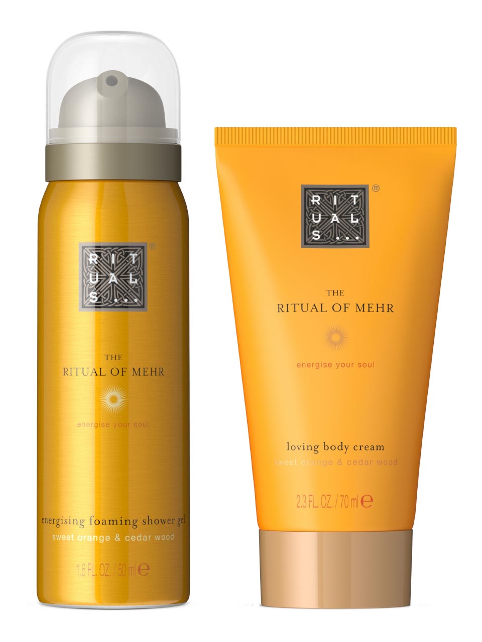 Rituals Mehr Body Care Set/Body Cream 70 ml + Foaming Shower Gel 50 ml