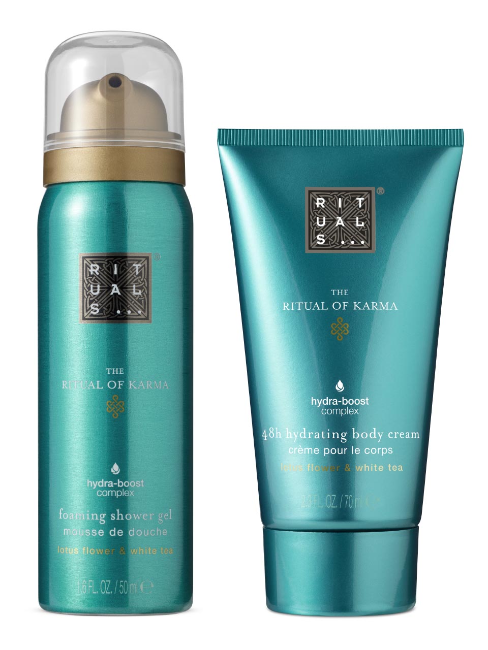 Rituals Karma Body Care Set/Body Cream 70 ml + Foaming Shower Gel 50 ml null - onesize - 1