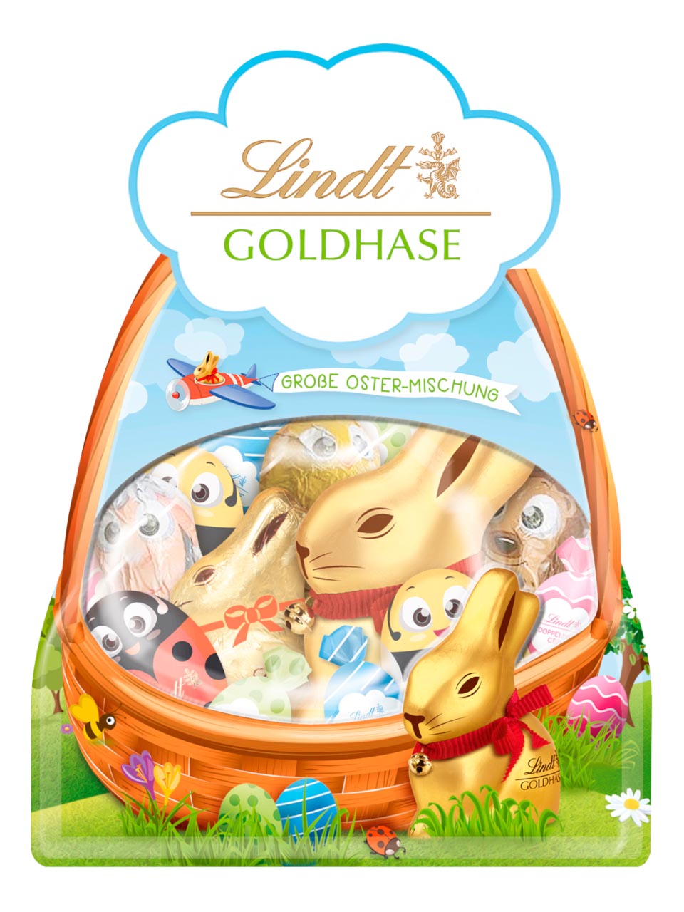 Lindt Gold Bunny Kids Bag Easter Mix With Milk Chocolate null - onesize - 1