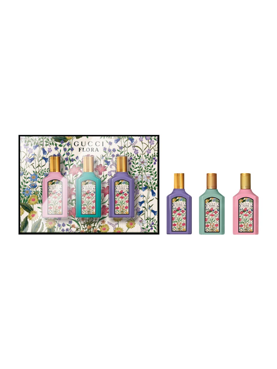 Gucci Flora Coffret/Magnolia, Jasmine + Gardenia Minis null - onesize - 1